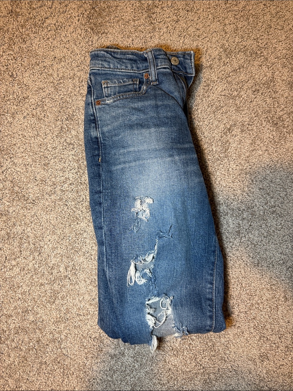 Old Navy Distressed Blue Denim Women’s Jeans
